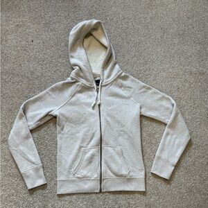 American Eagle Outfitters Gray Zip-Up Hoodie